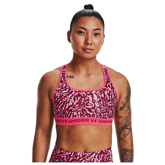 Under Armour Γυναικείο μπουστάκι Crossback Mid Print Bra